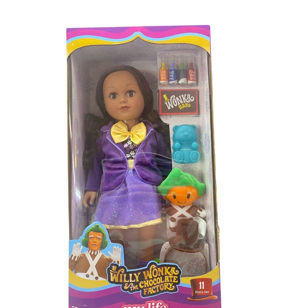 My Life As Willy Wonka & The Chocolate Factory 18" Doll 11 Piece Set New